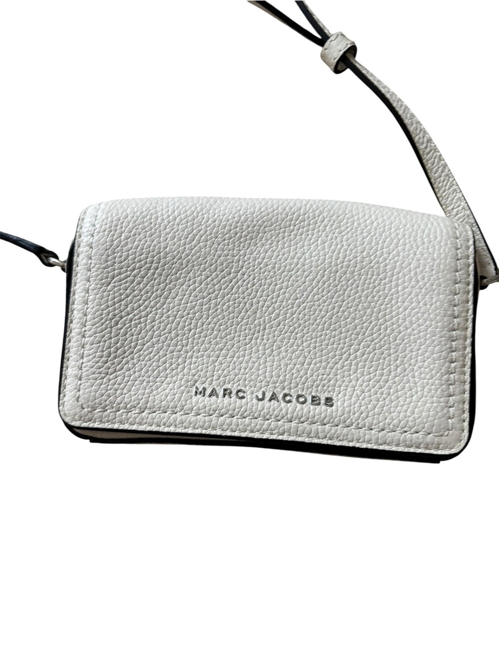 Marc Jacobs White Pebbled Leather Mini Crossbody - Picture 3 of 7